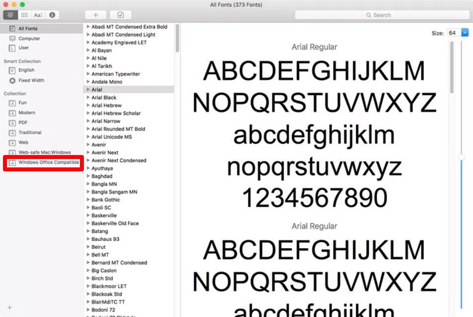 Mac Font Book App